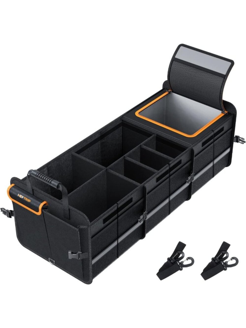 Large Trunk Organizer with Leakproof Cooler Bag - Perfect for Road Trips